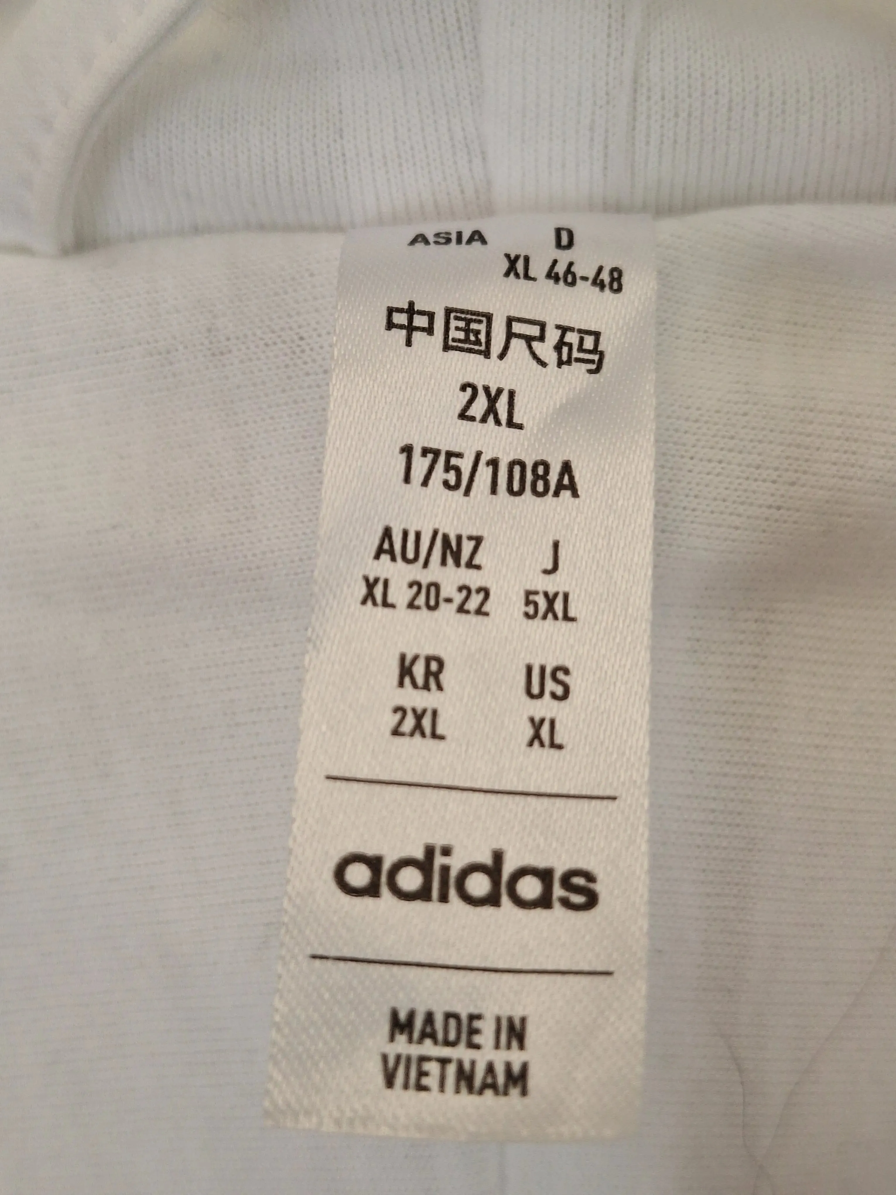 Adidas Relaxed Classic Zip Up Jacket Size XL