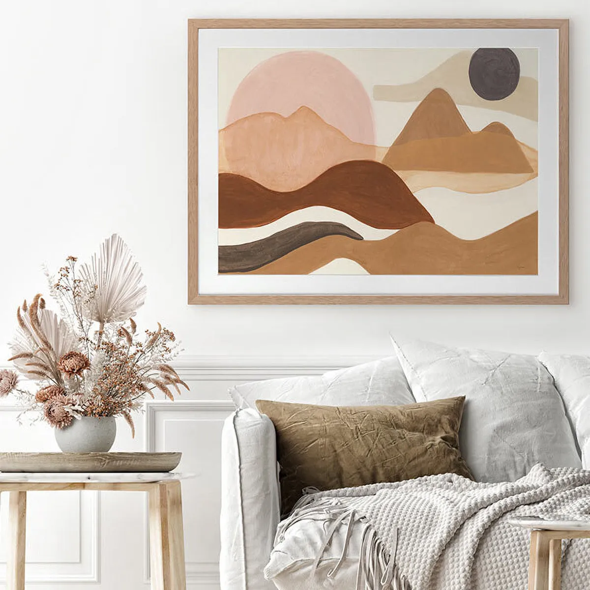 Adobe Boho Landscape Art Print