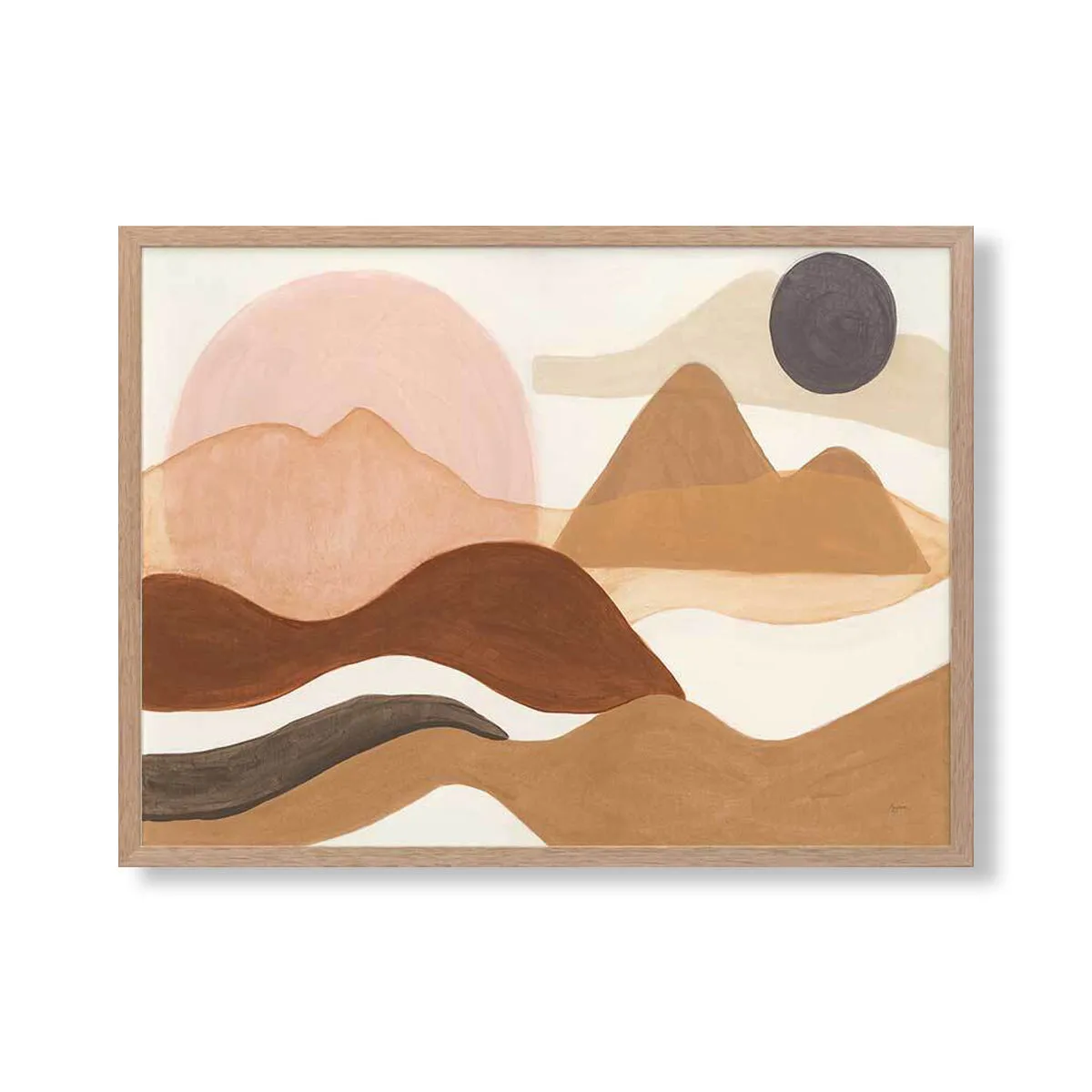 Adobe Boho Landscape Art Print