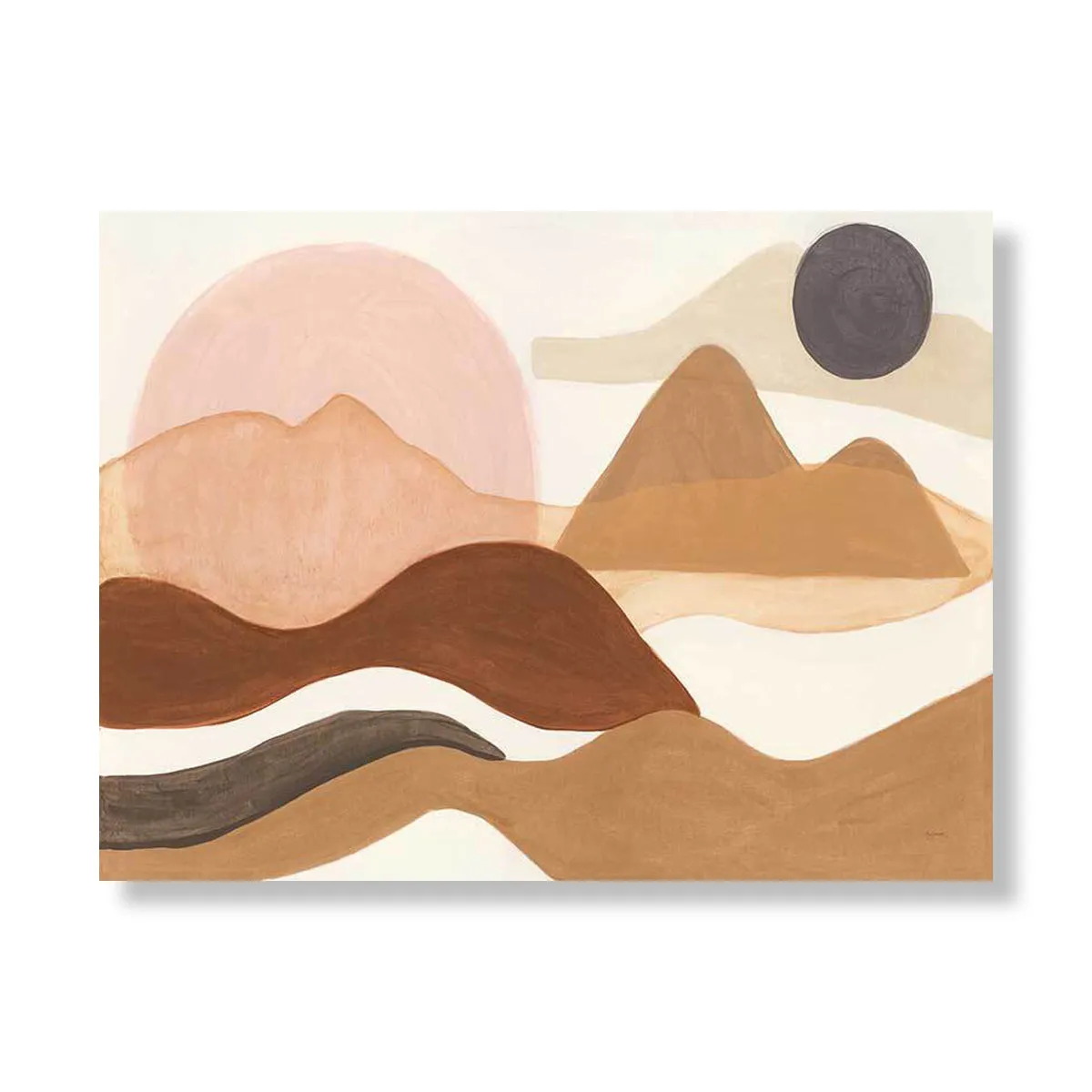 Adobe Boho Landscape Art Print