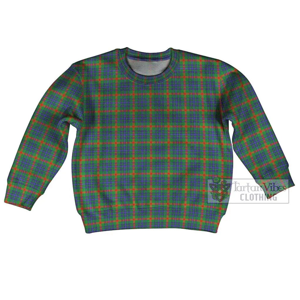 Aiton Tartan Kid Ugly Sweater