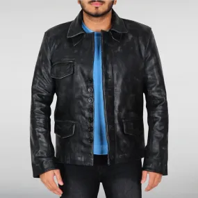 American Gods Shadow Moon Leather Jacket