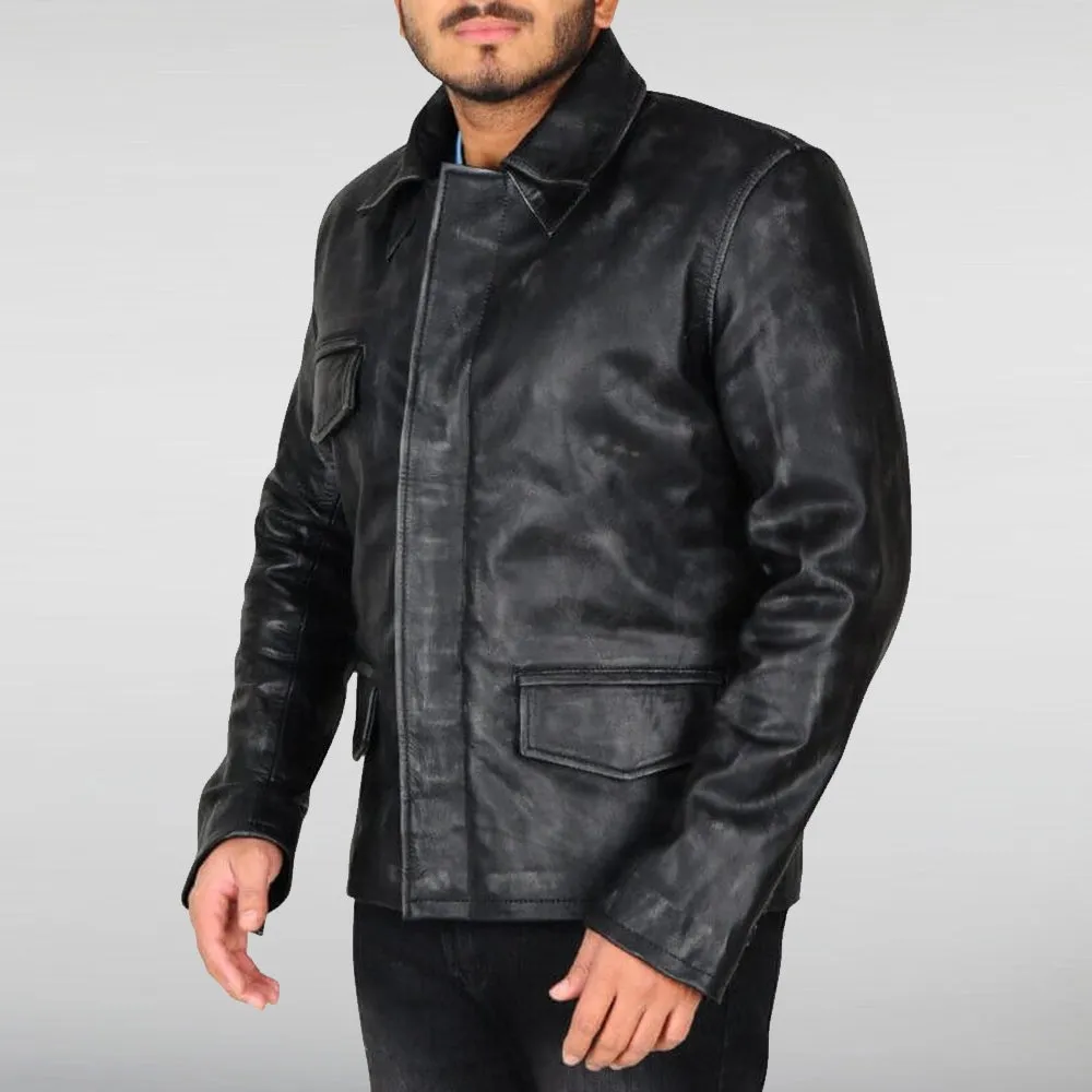 American Gods Shadow Moon Leather Jacket