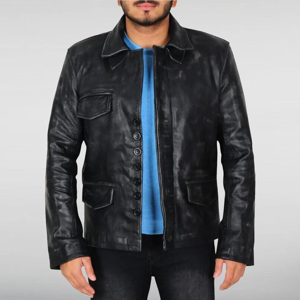 American Gods Shadow Moon Leather Jacket