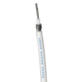 Ancor RG 213 White Tinned Coaxial Cable - 500ft