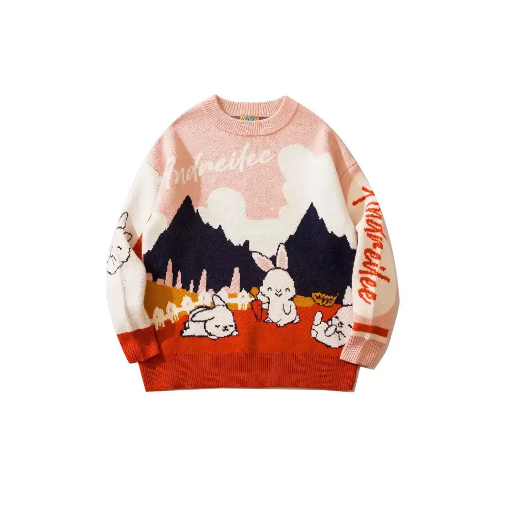 Andreilee Long Sleeve Rabbit Sweater