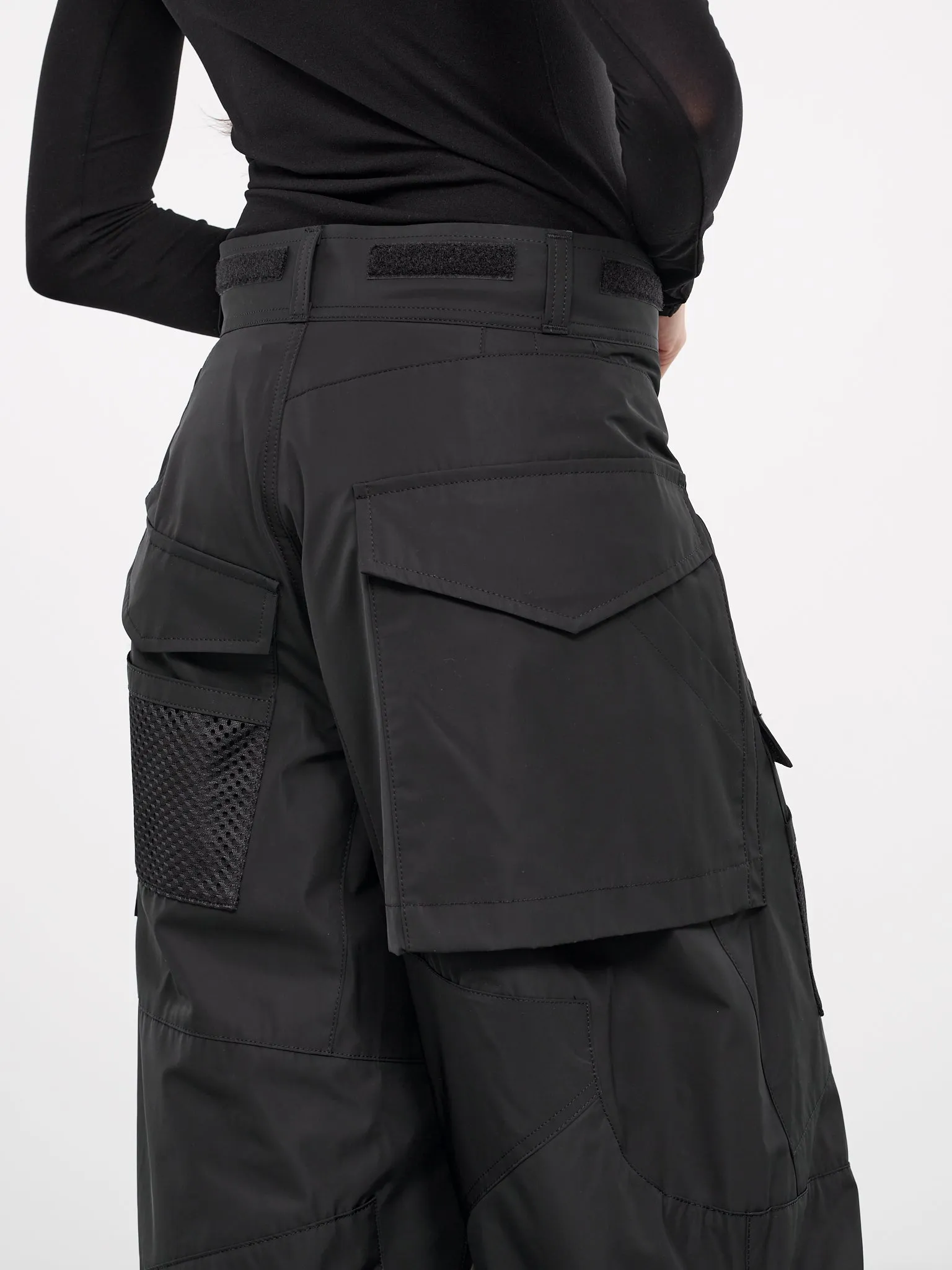 Asymmetric Cargo Pants (JM-P003-051-BLACK)