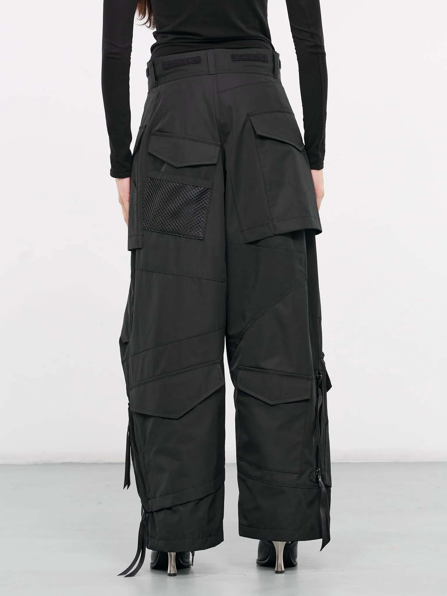 Asymmetric Cargo Pants (JM-P003-051-BLACK)