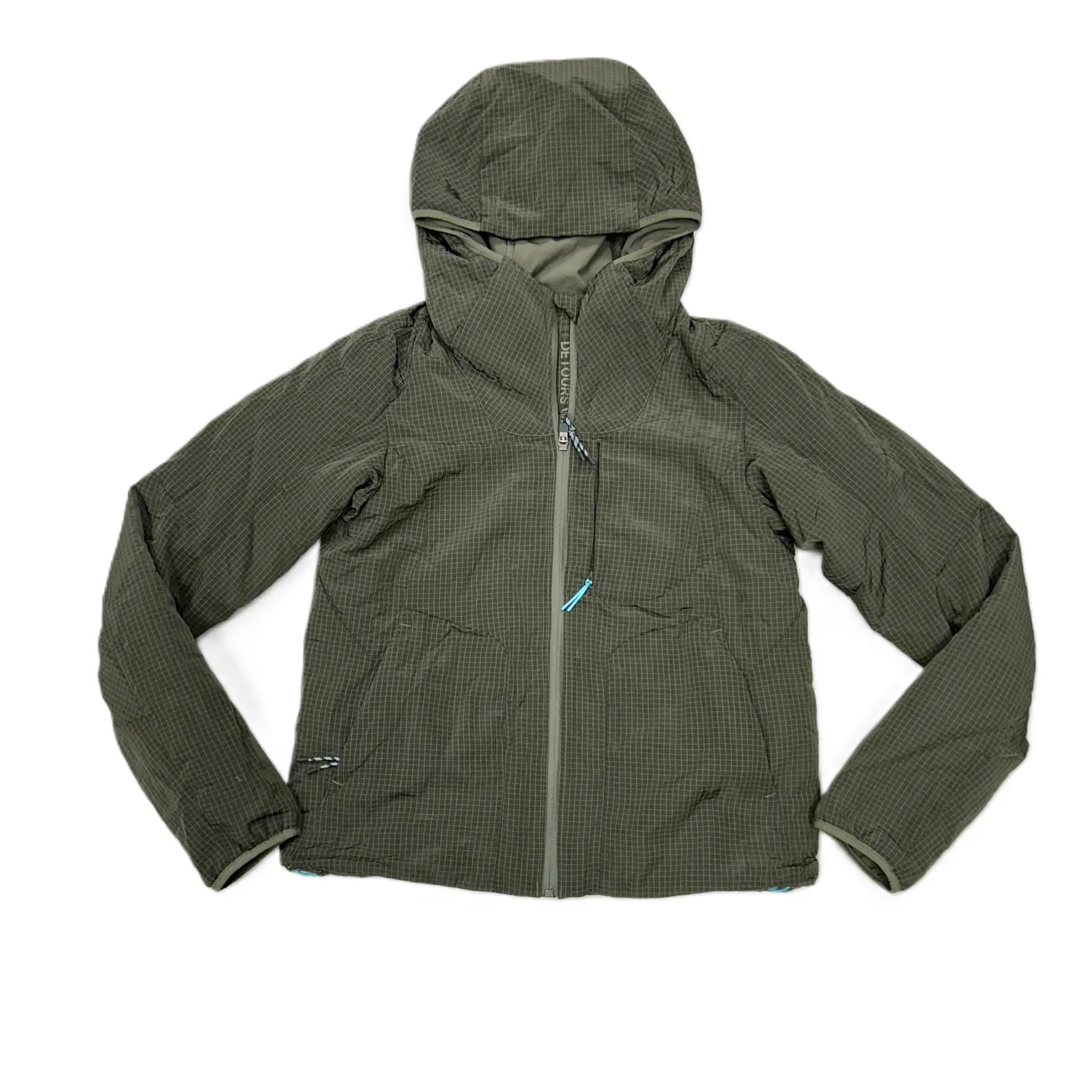 Athletic Jacket By Lululemon In Green, Size: S