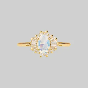 AURELIA. Opal Cluster Gold Ring