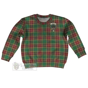 Baxter Tartan Kid Ugly Sweater with Family Crest