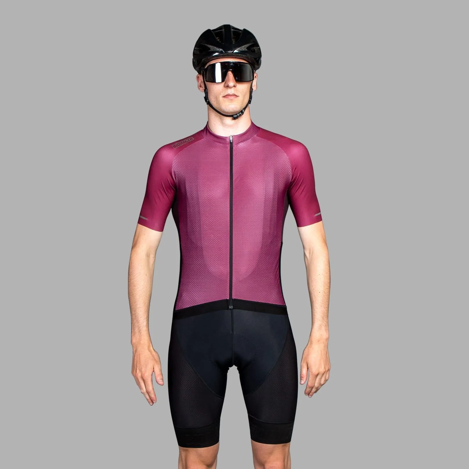 Bioracer Men'S Sprinter Coldblack Jersey - Bordeaux