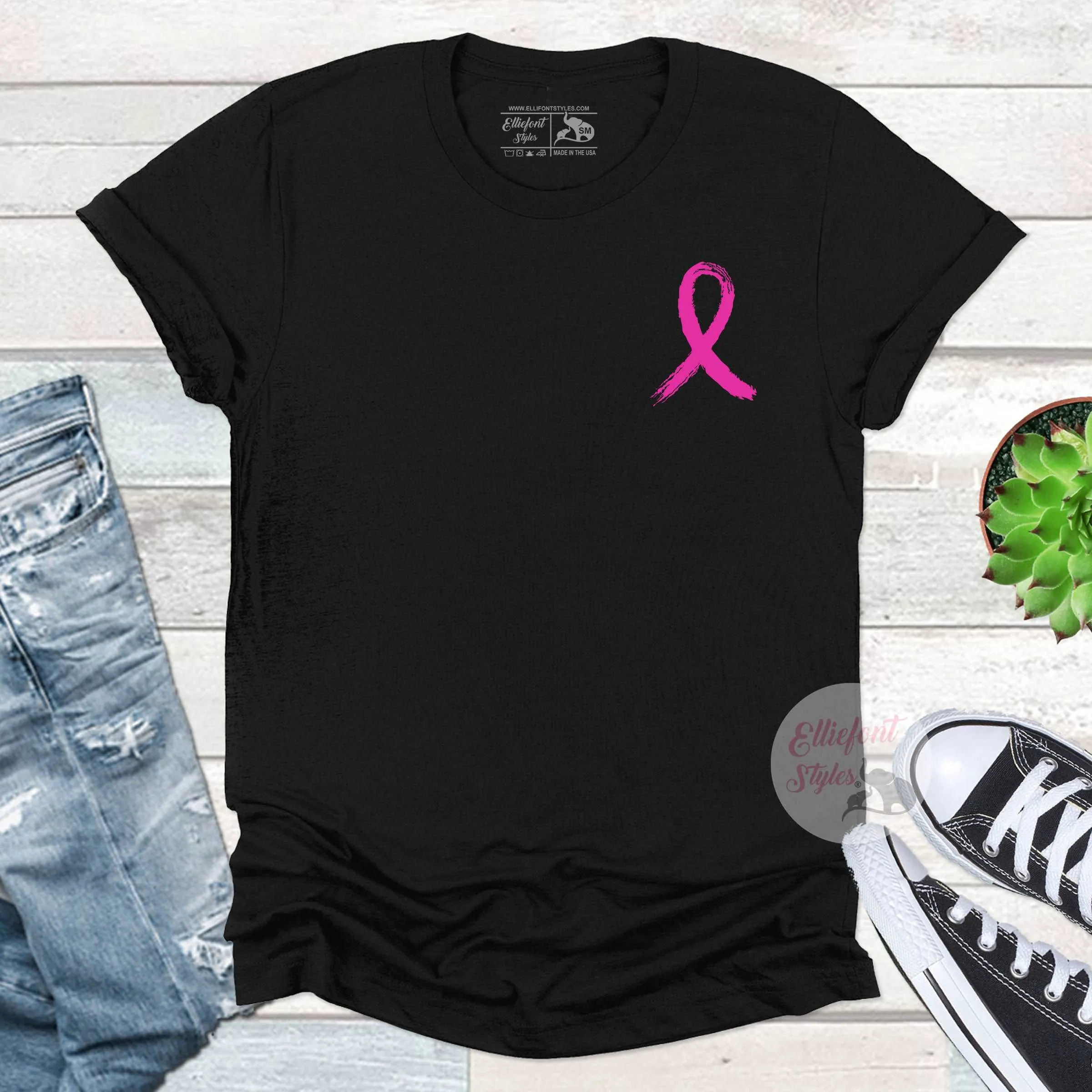 Breast Cancer Awareness Ribbon Shirt