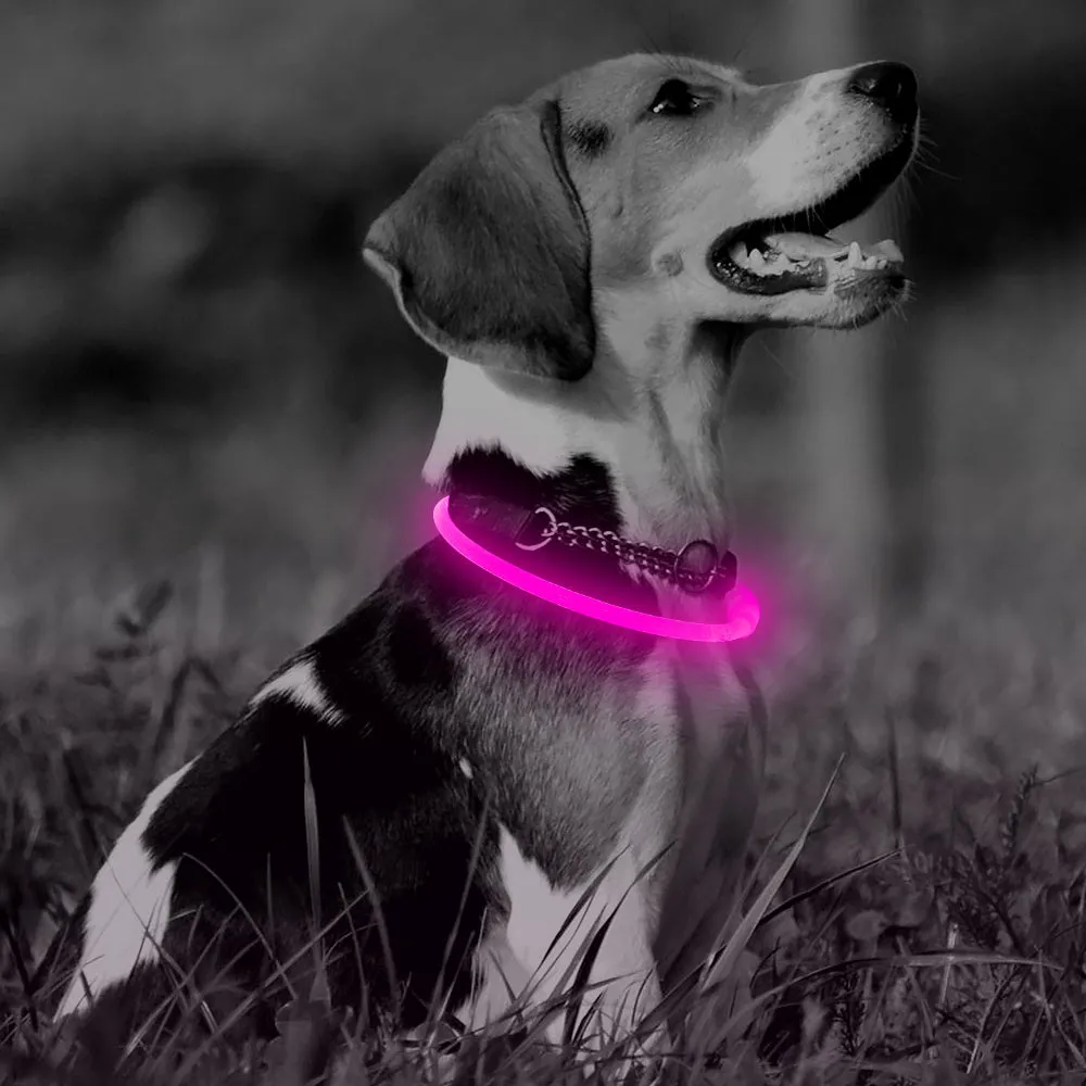 BSEEN TPU Cuttable LED Dog Collar