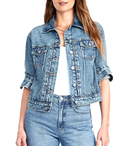 Classic Jean Jacket for Women Birdie