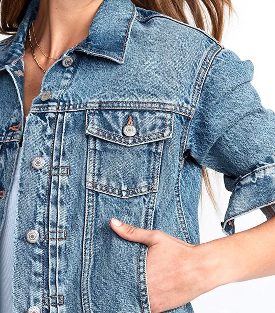 Classic Jean Jacket for Women Birdie