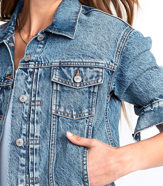 Classic Jean Jacket for Women Birdie