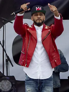 DJ SWIZZ BEATZ EMPIRE LEATHER JACKET