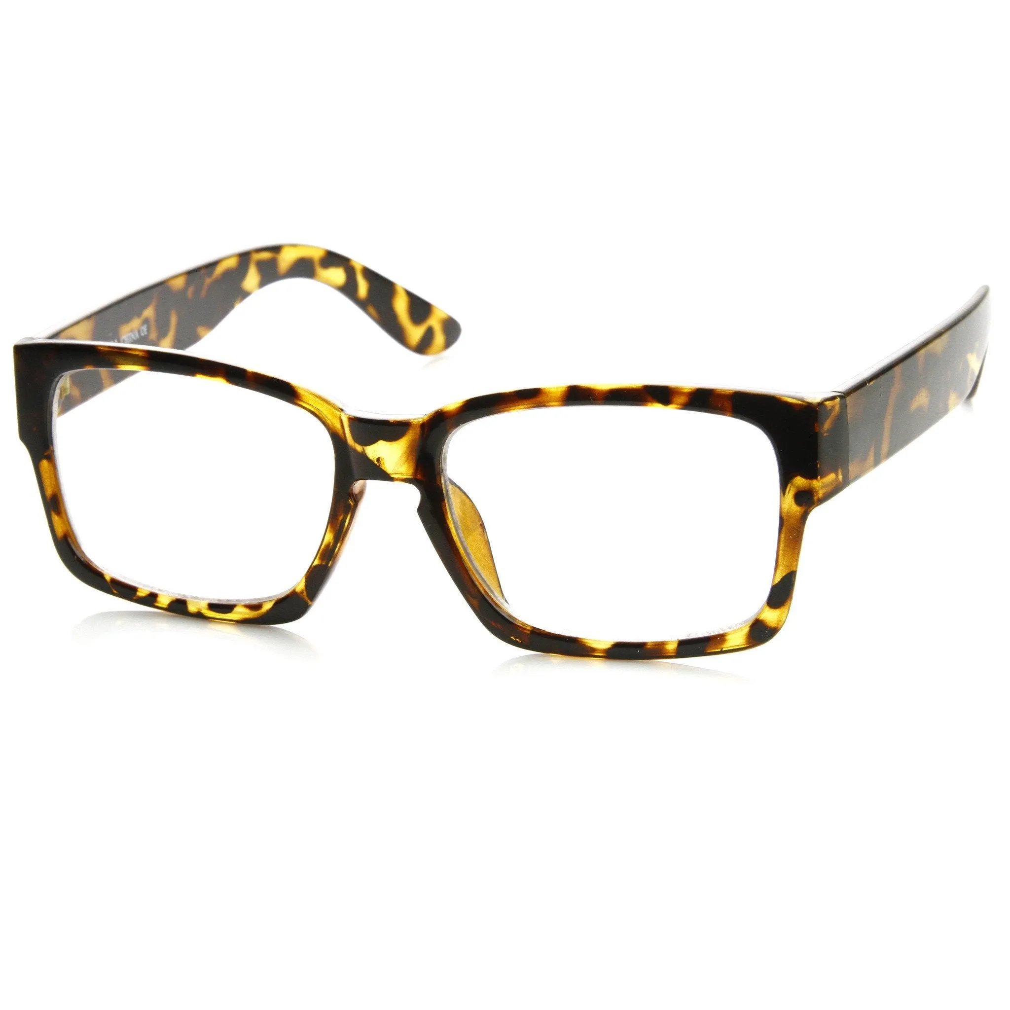 European Fashion Bold Modern Clear Lens Frames Glasses