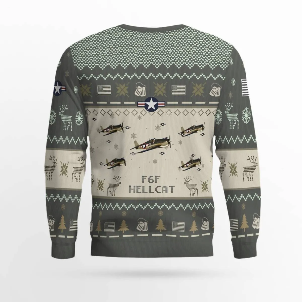 F6F Hellcat Aircraft Ugly Sweater, Ugly Sweater Christmas Shirt for Men Dad Veteran