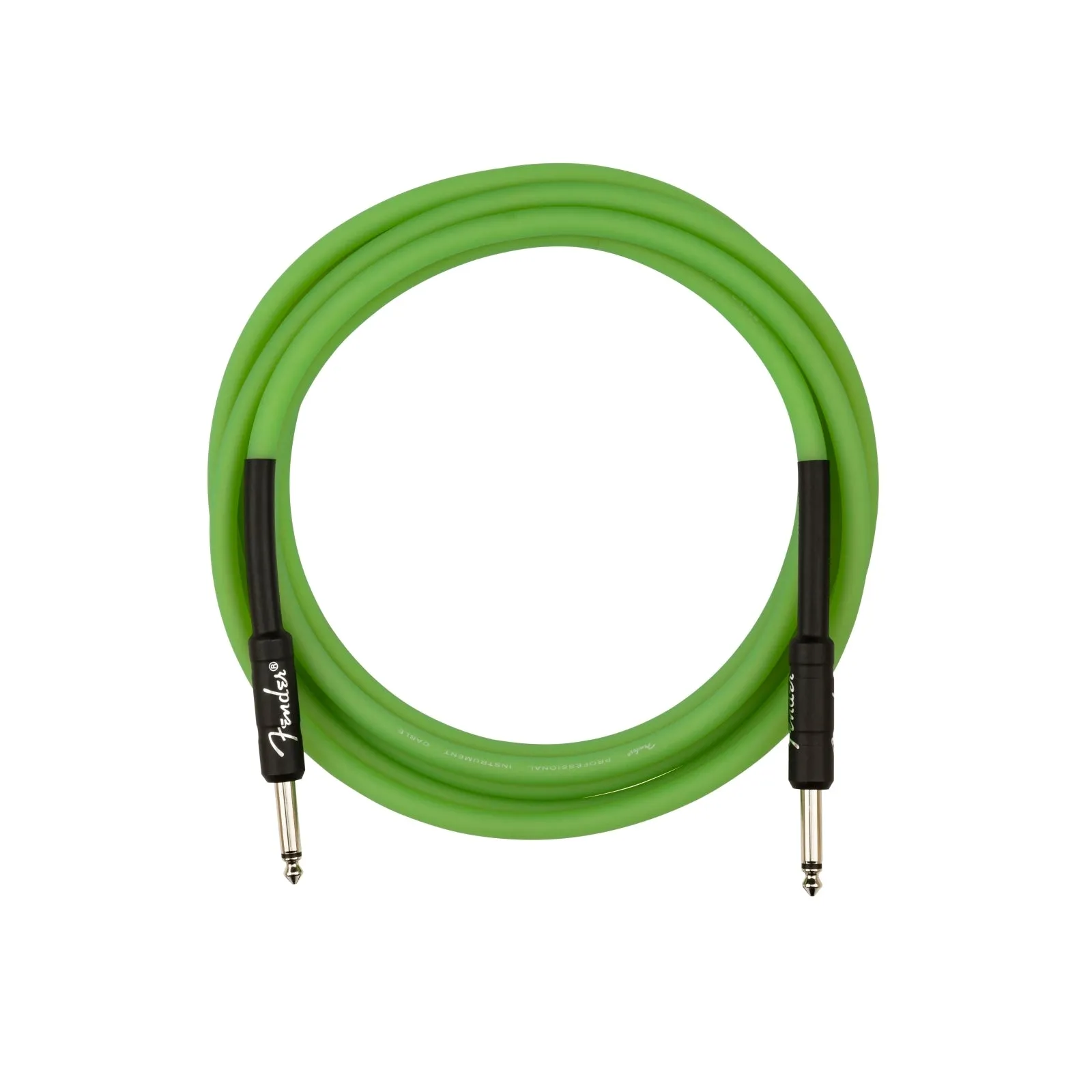 Fender 10' Instrument Cable Glow In The Dark - Green