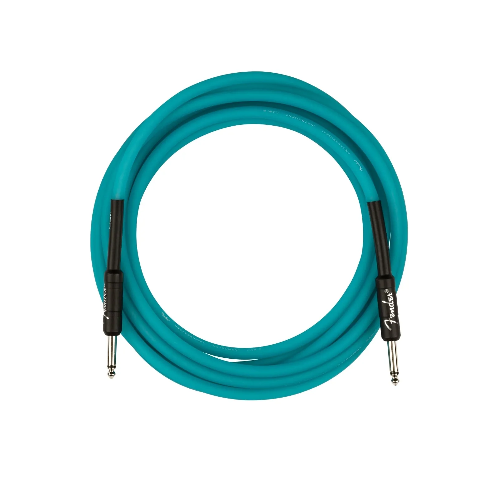 Fender Professional Series 18.6' Instrument Cables Glow In The Dark - Dark Blue