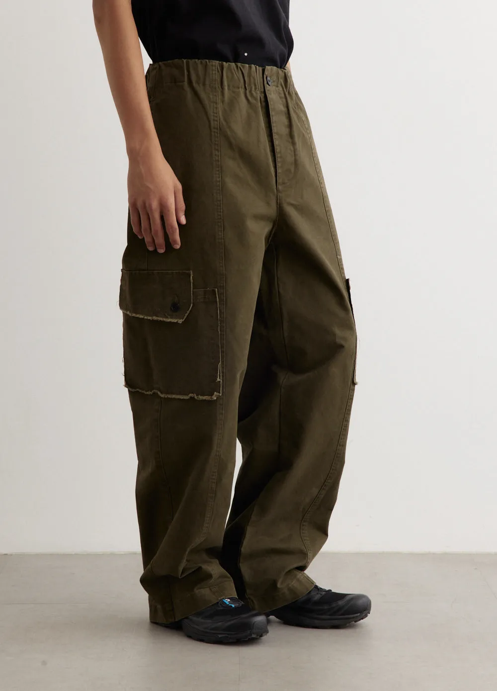 Frayed Cargo Pants