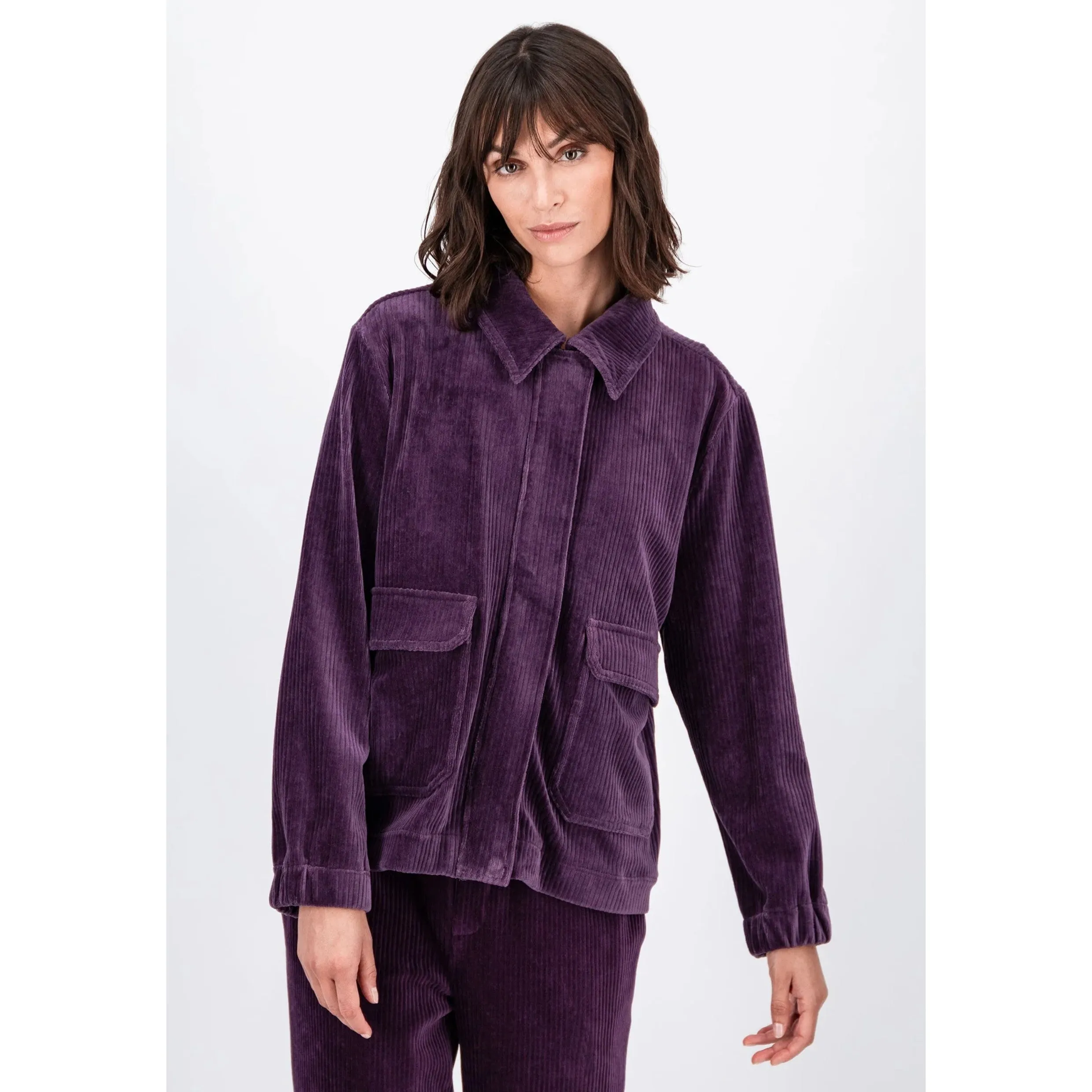 Fynch-Hatton Corduroy Jacket in Modern Plum 24095815