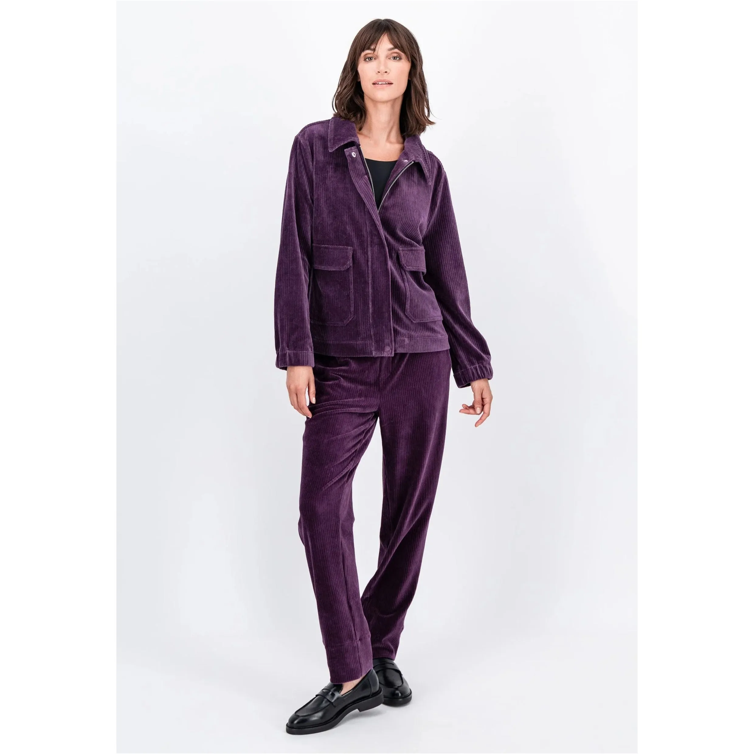 Fynch-Hatton Corduroy Jacket in Modern Plum 24095815