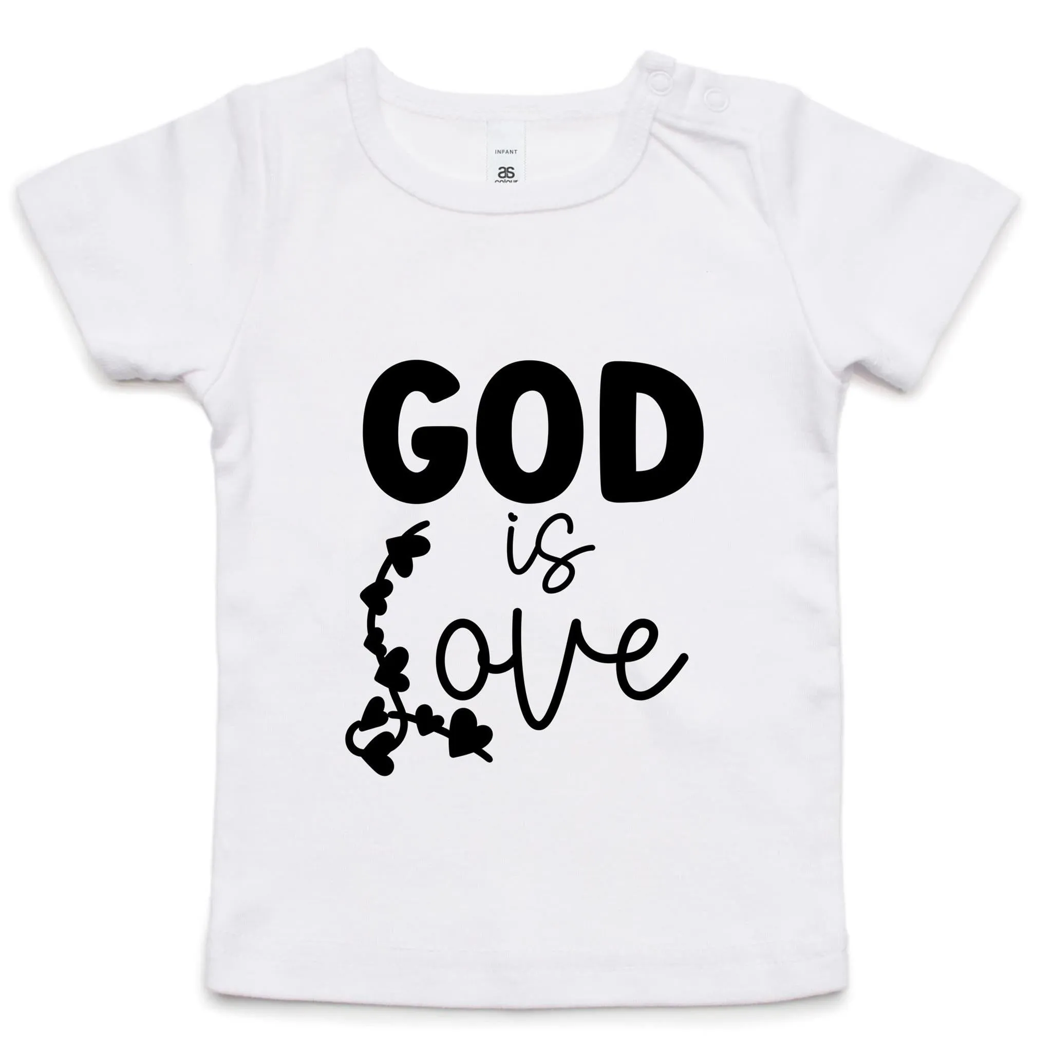 God is Love Christian Toddler Tee