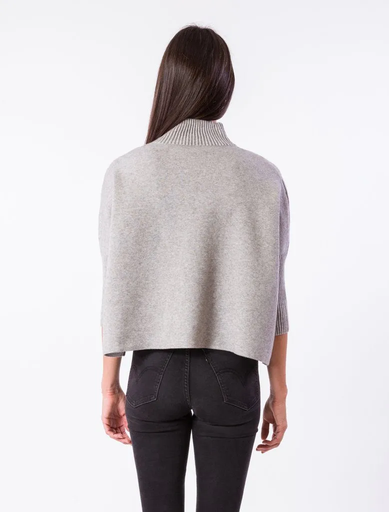 Heather Grey Aja Crop Sweater