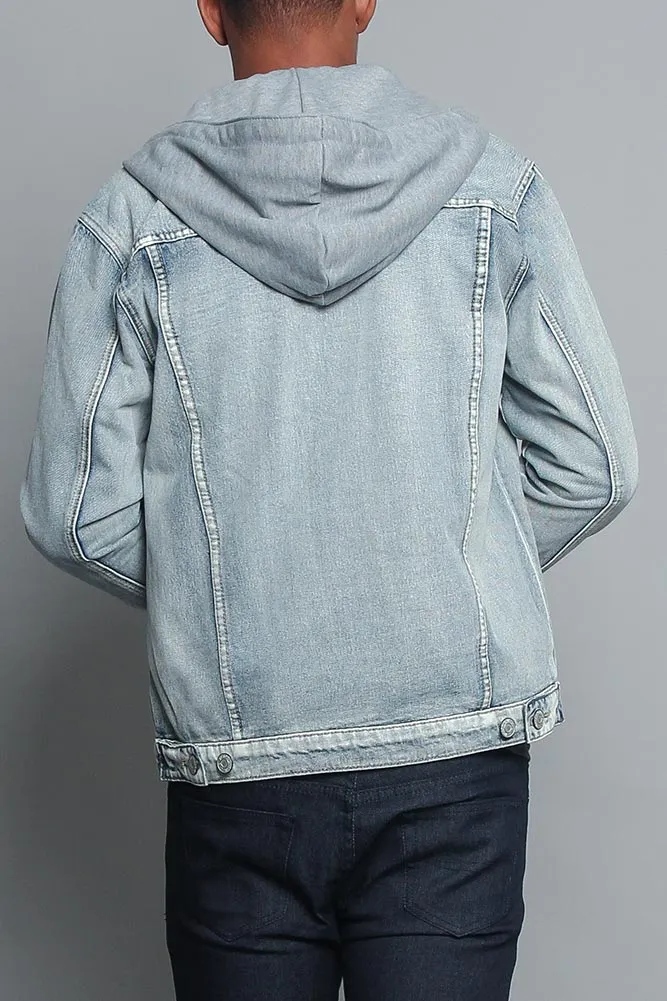 Hooded Denim Jacket