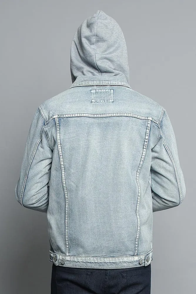 Hooded Denim Jacket