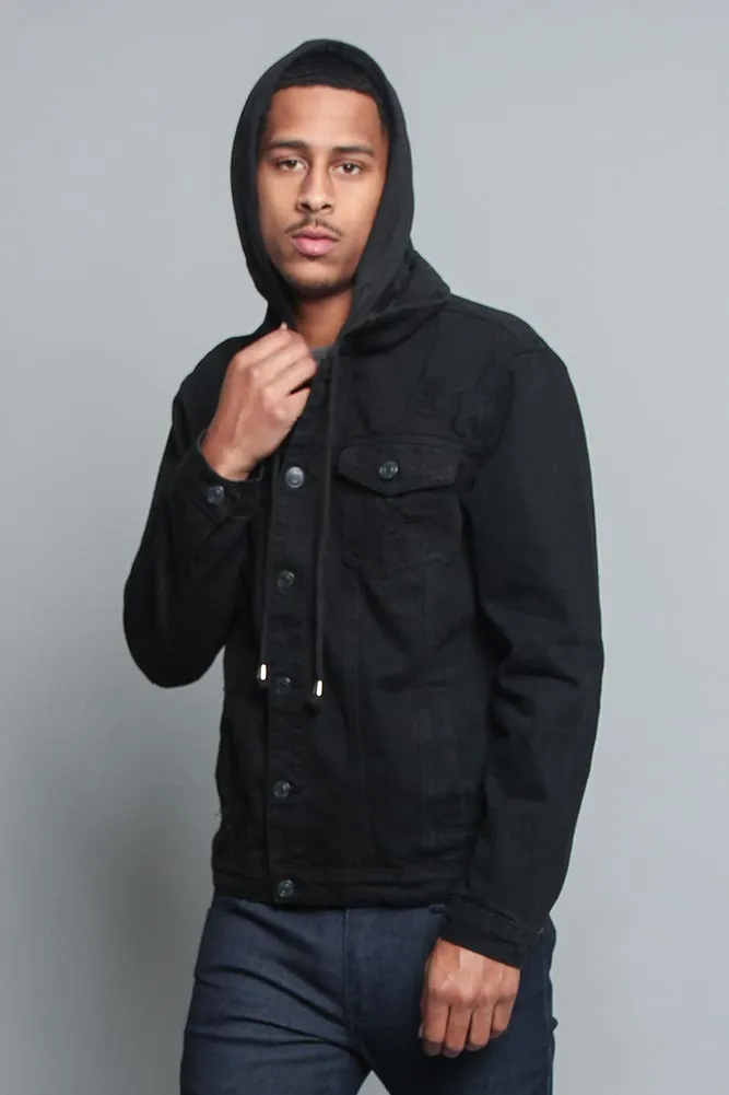 Hooded Denim Jacket