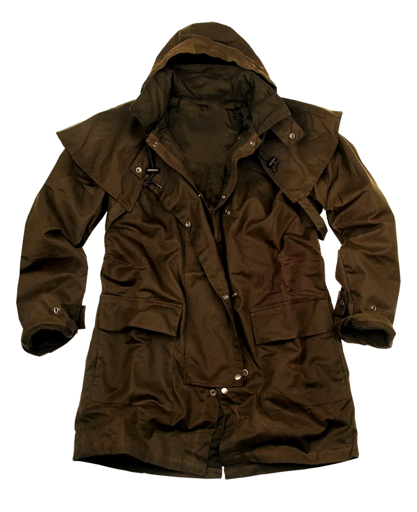 Hooded Oilskin Storm Jacket