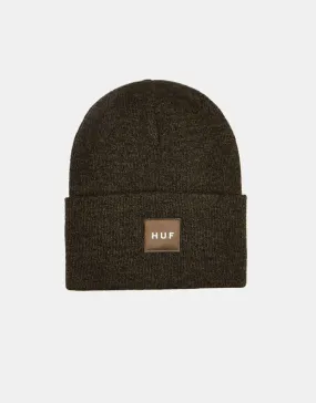 HUF Melange Box Logo Beanie - Bison