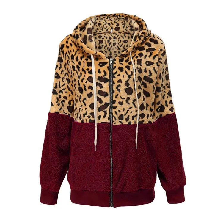 Leopard Camouflage Patchwork Jacket