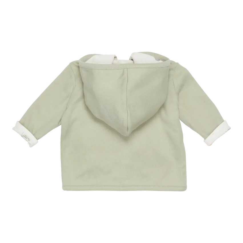 Little Dutch Baby Jacket Reversible | Sailors Bay White /Olive