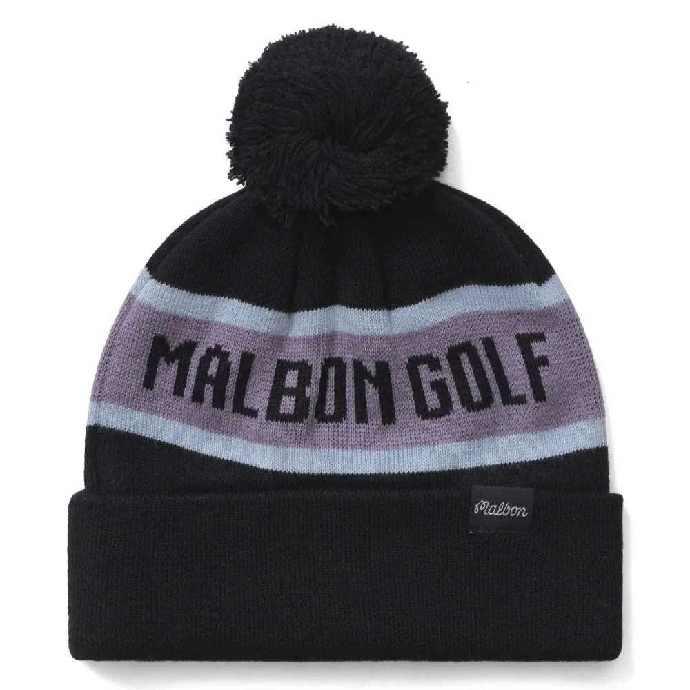 Malbon Alaska Golf Beanie Black - FW24