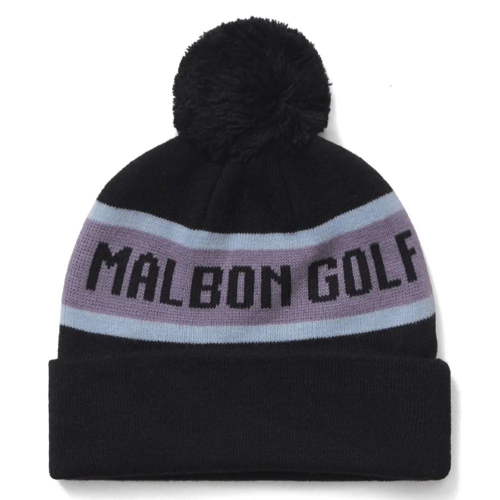 Malbon Alaska Golf Beanie Black - FW24