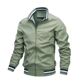 Men's Bomber Jacket Autumn Men's Casual Slim Fit Windproof Jacket