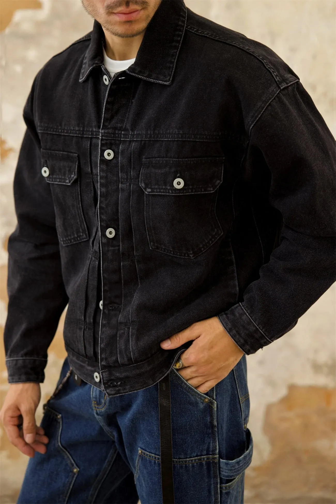 Men's Distressed Type 2 507XX Denim Jacket