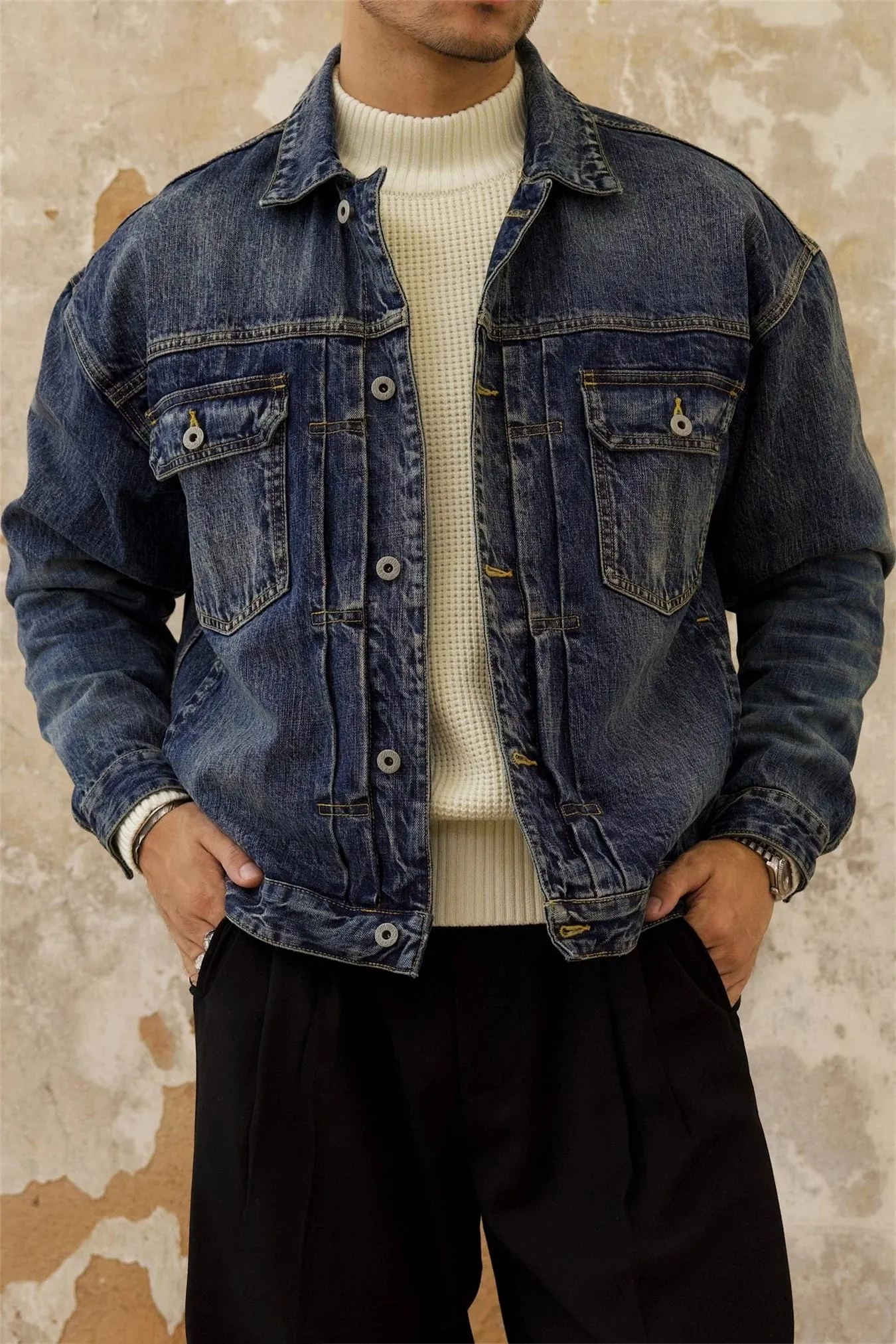 Men's Distressed Type 2 507XX Denim Jacket