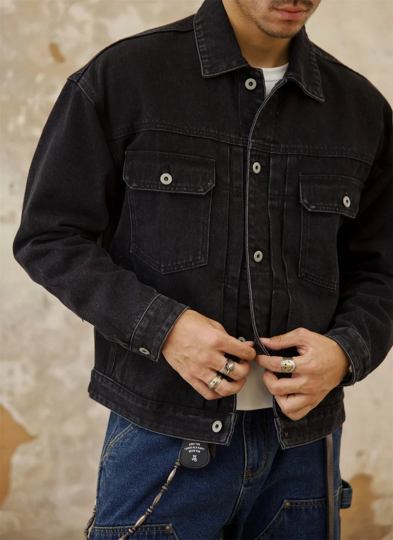 Men's Distressed Type 2 507XX Denim Jacket