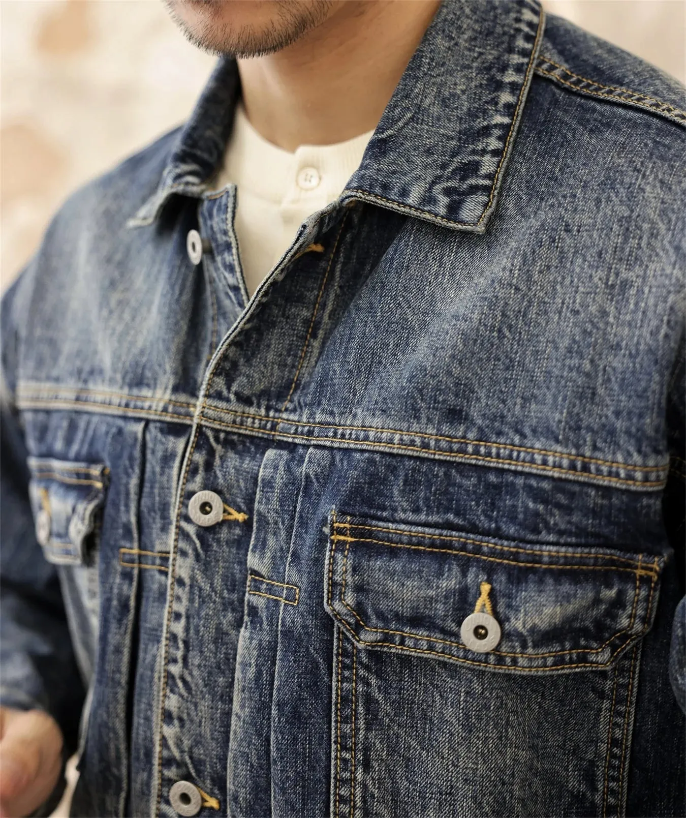 Men's Distressed Type 2 507XX Denim Jacket