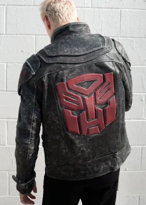 Men's Transformers Autobot Shield Black Armor Jacket