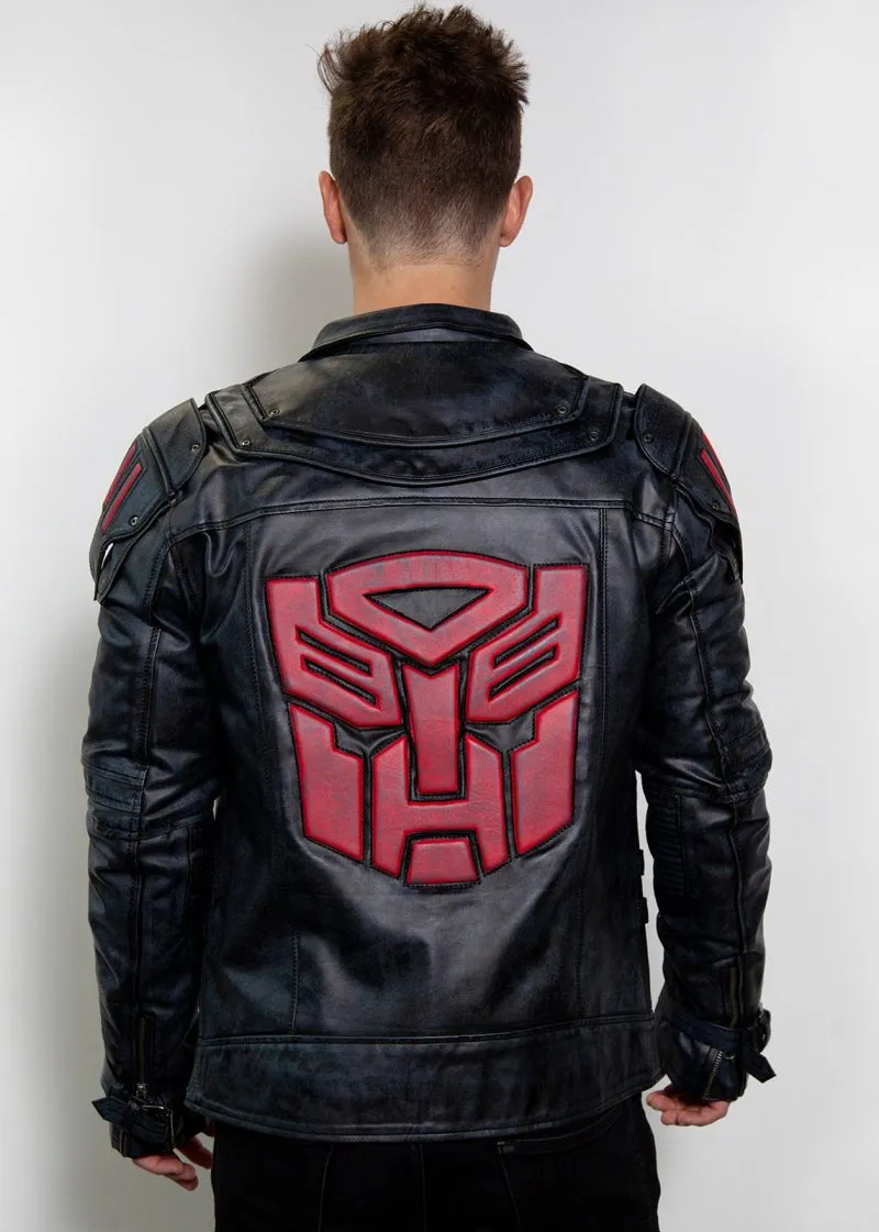 Men's Transformers Autobot Shield Black Armor Jacket