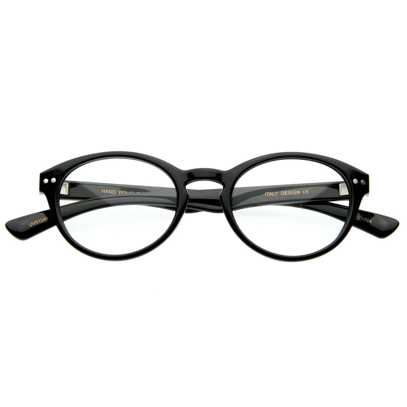 Optical RX Quality Oval Clear Lens Glasses