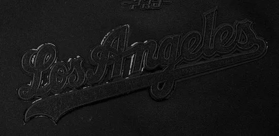 Pro Standard MLB Triple Black Wool Varsity Jacket Los Angeles Dodgers