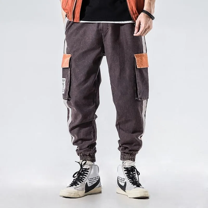 Retro Patchwork Cargo Pants